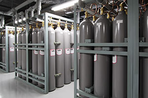 Image of gas fire extinguishing system