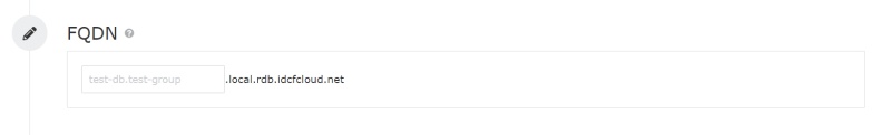RDB作成画面 FDQN入力イメージ